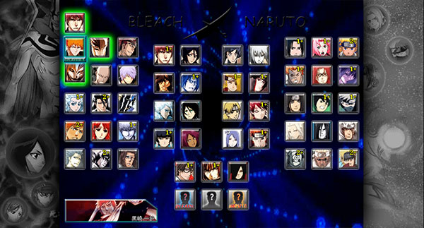 死神vs火影3.5-角色选择