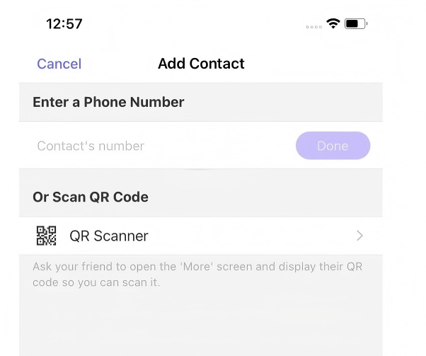 Viber-输入号码
