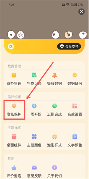 怎么关闭隐私保护配图2