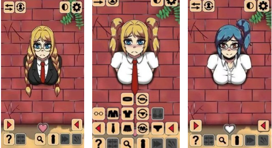 Another girl inthe wall