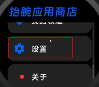 抬腕应用商店