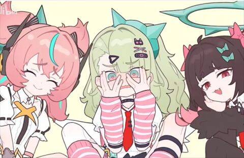 与地下偶像的合宿生活主界面三位角色互动