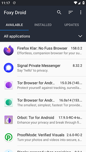 Foxy Droid第三方F-Droid截图